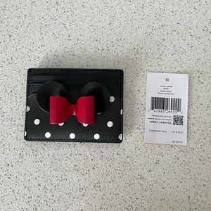 NWT Disney x Kate Spade Minnie Mouse Card Holder